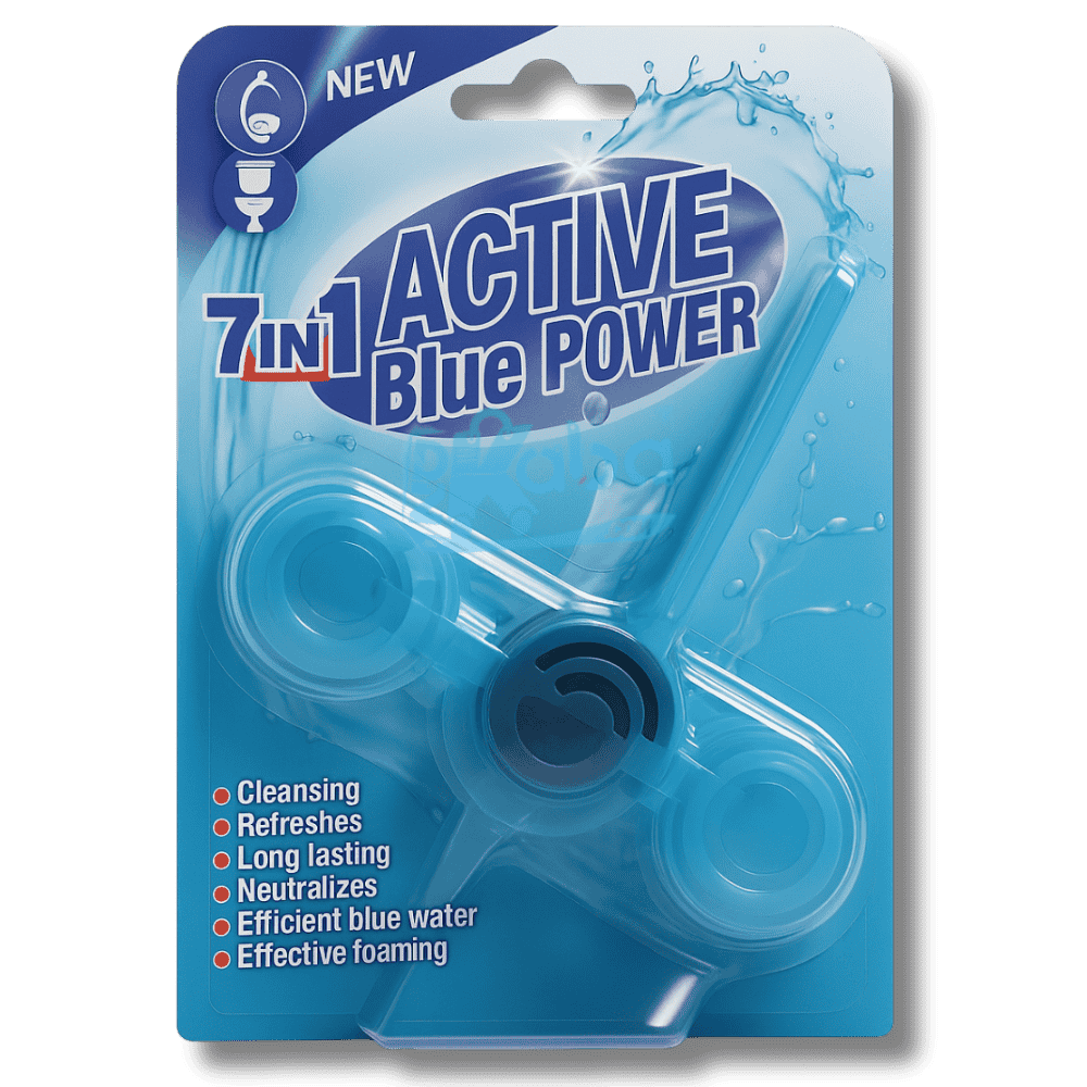 Active Power Toilet Cleaner 7 in 1 Blue