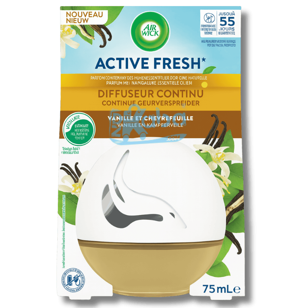 Air Wick Air Freshener Active Fresh Vanilla & Honeysuckle 75ml