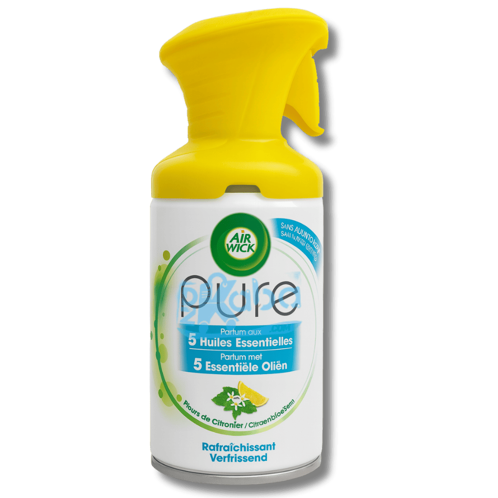 Air Wick Pure Aerosol 5 Essential Oils Lemon Blossom Refreshing 250ml