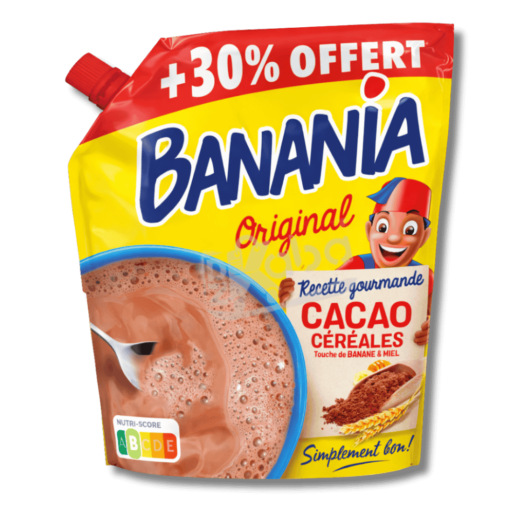 Banania Chocolate Powder Cocoa Cereals Banana Honey 1.3kg