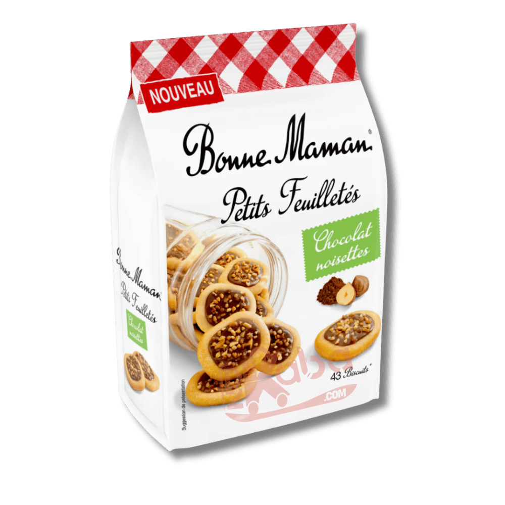 Bonne Maman Puff Pastry Biscuits with Chocolate & Hazelnuts 250g