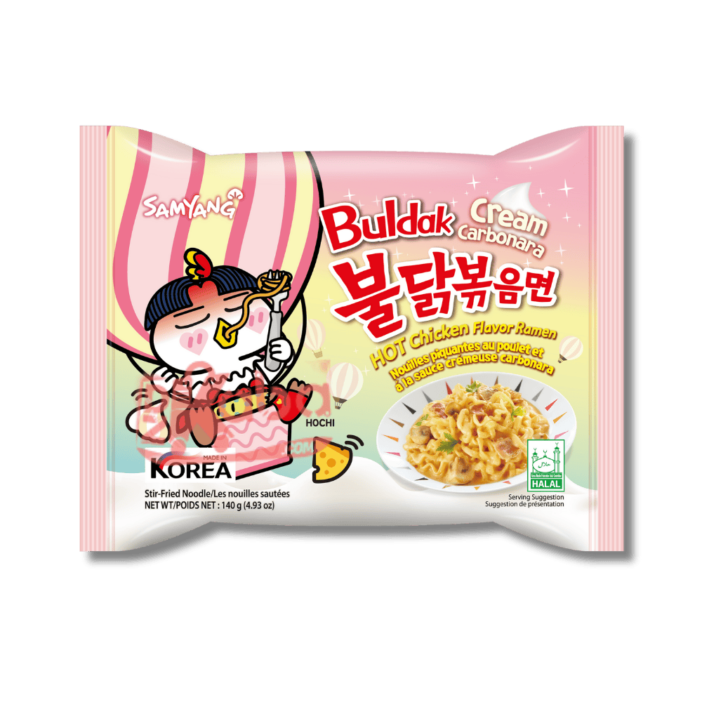 Buldak Cream Carbonara Hot Chicken Flavor 140g