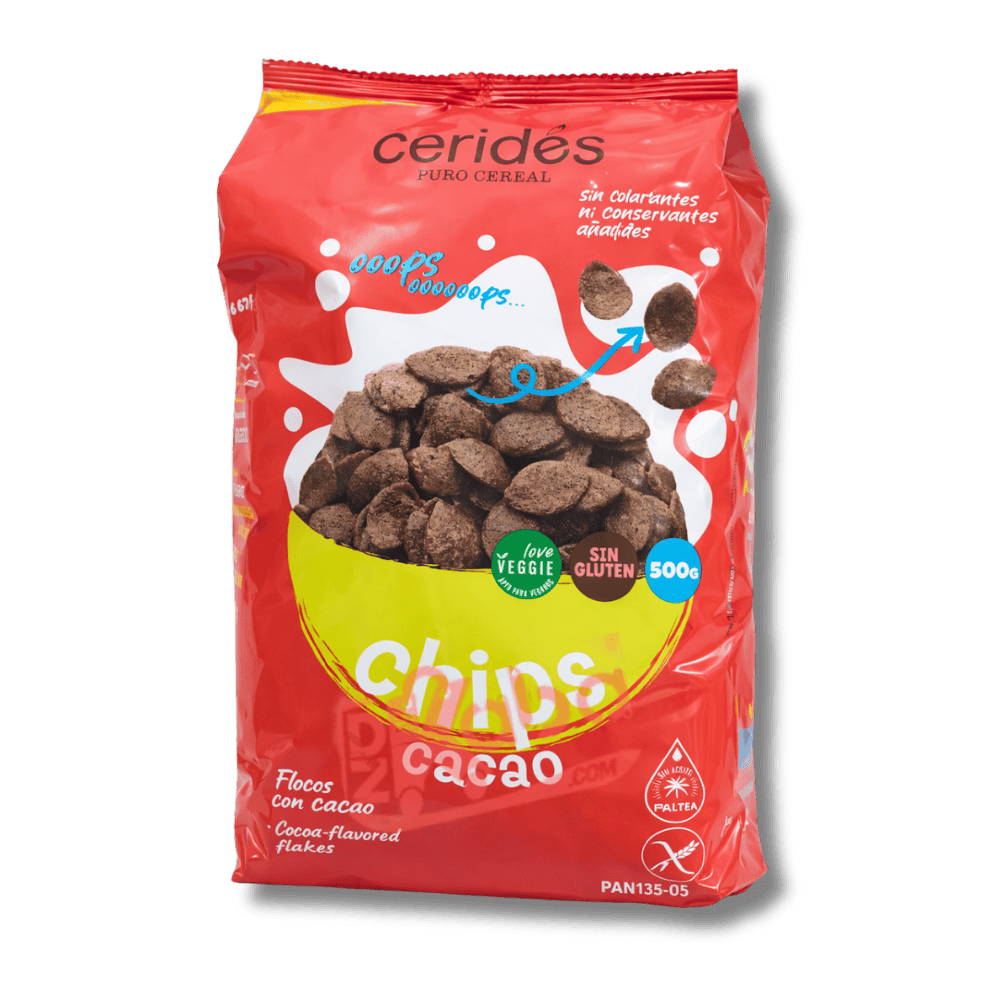 Cerides Cereal Cocoa Flakes Gluten Free 500g