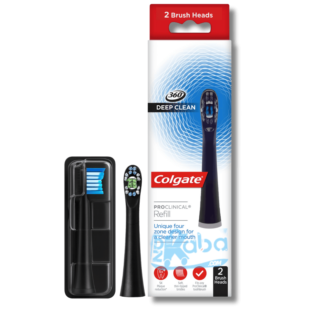 Colgate Heads ProClinical 360 Deep Clean Refill Black T2