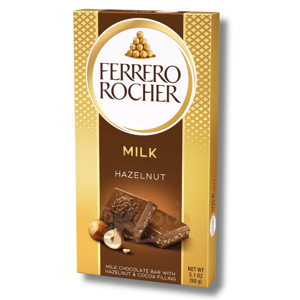 Ferrero Rocher Milk Chocolate Hazelnut 90g