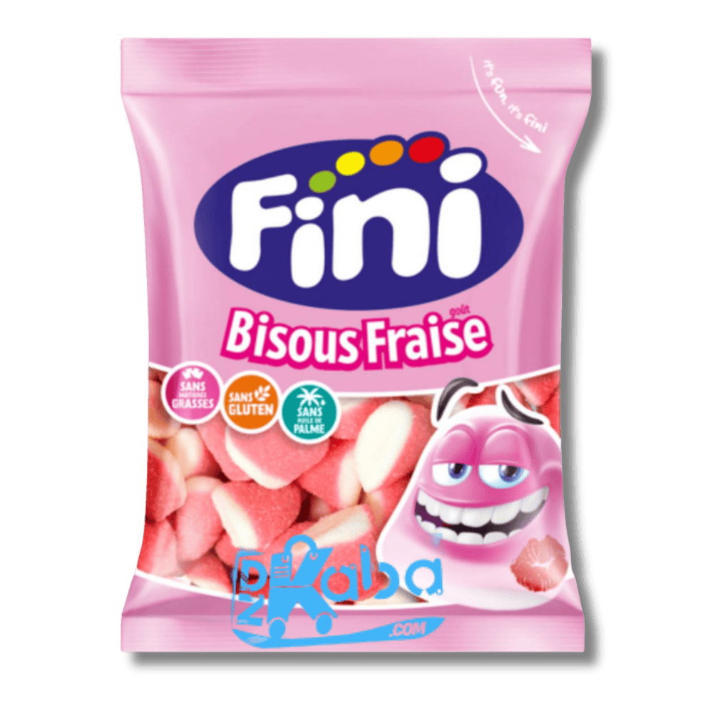 Fini Jelly Strawberry Kisses 90g