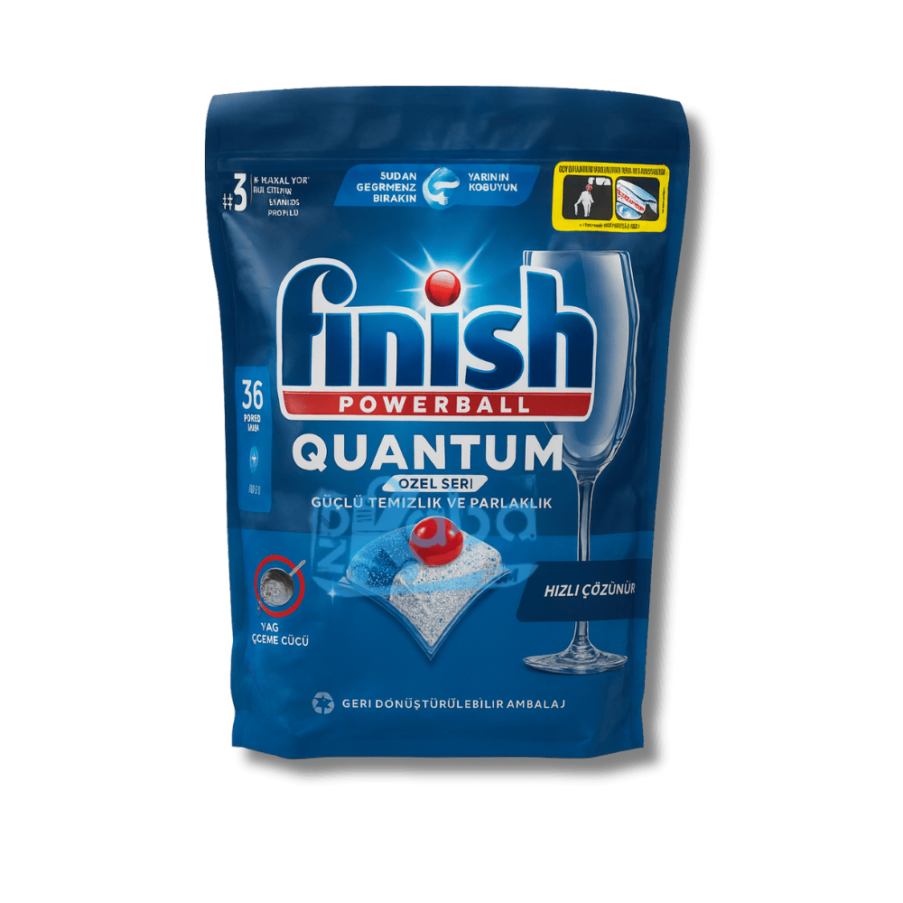 Finish Dishwasher Capsules Quantum Powerball Fresh T36