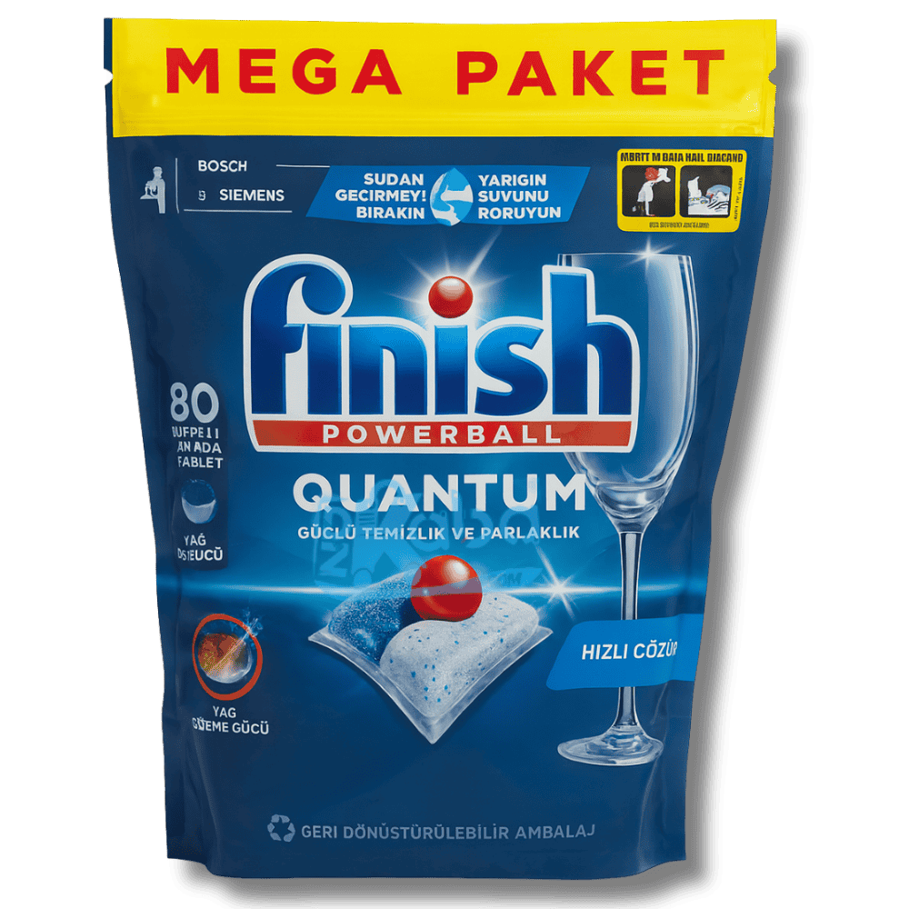 Finish Dishwasher Capsules Quantum Powerball Fresh T80