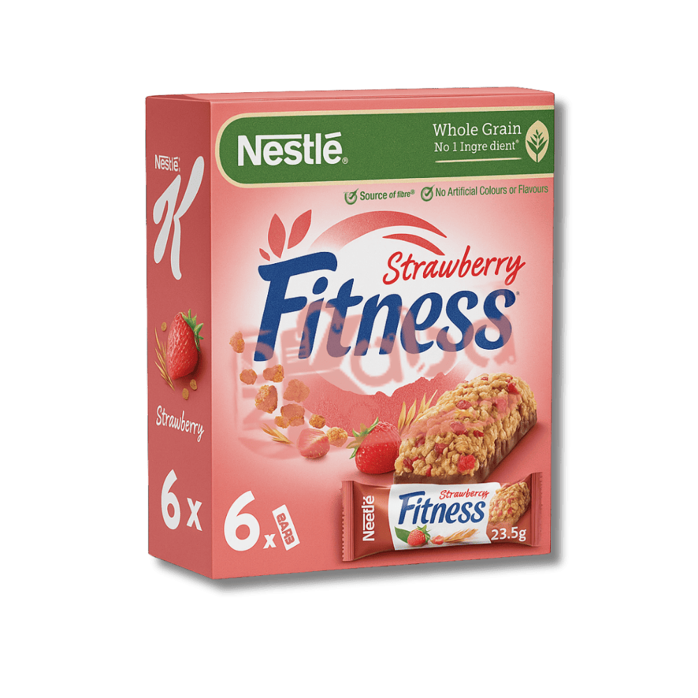Fitness Cereal Bar Strawberry T6
