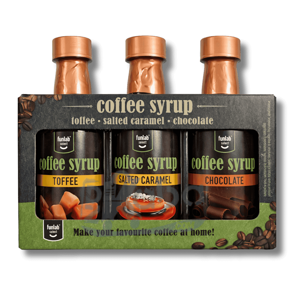 Funlab Coffee Syrup Toffee Salted Caramel Chocolate T3x45ml