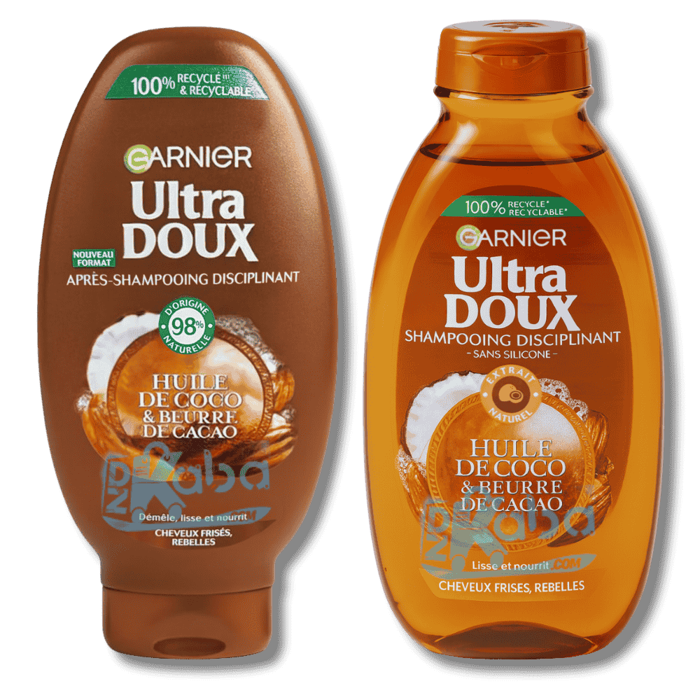 Garnier Ultra Doux Shampoo & Conditioner Coconut Oil & Cocoa Butter