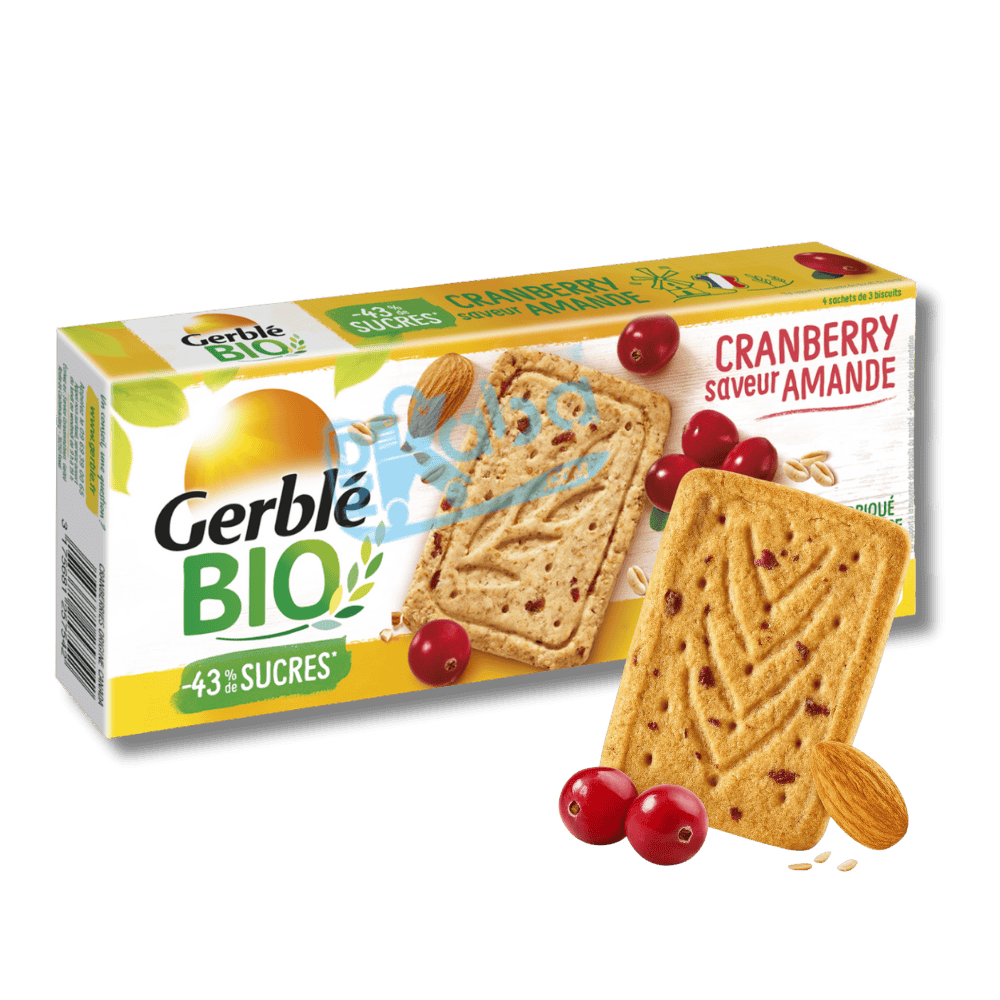 Gerblé Organic Biscuits Cranberry Almond Flavour 132g