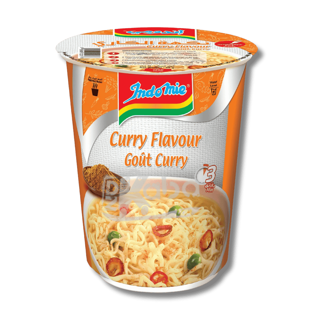 Indomie Instant Noodles Curry Flavour Cup 60g