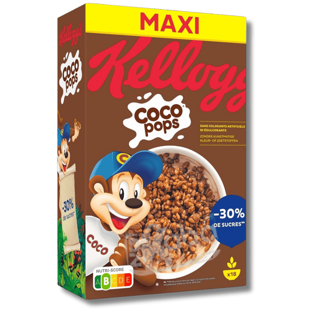 Kellogg's Breakfast Cereals Coco Pops Maxi 650g