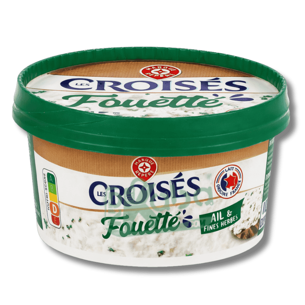 Les Croisés Fresh Cheese Fouetté Garlic & Fine Herbs 150g