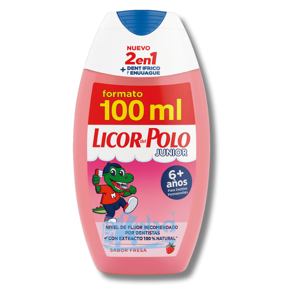 Licor del Polo Junior Toothpaste & Mouthwash 2-in-1 Strawberry 100ml