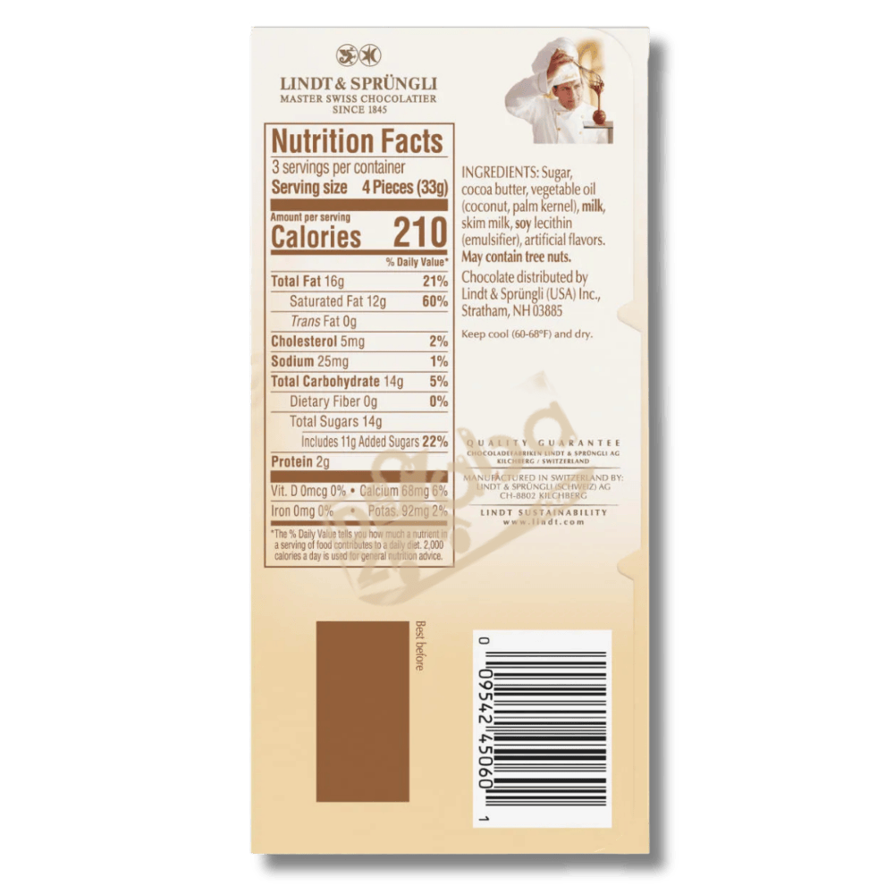 Lindt Lindor White 100g