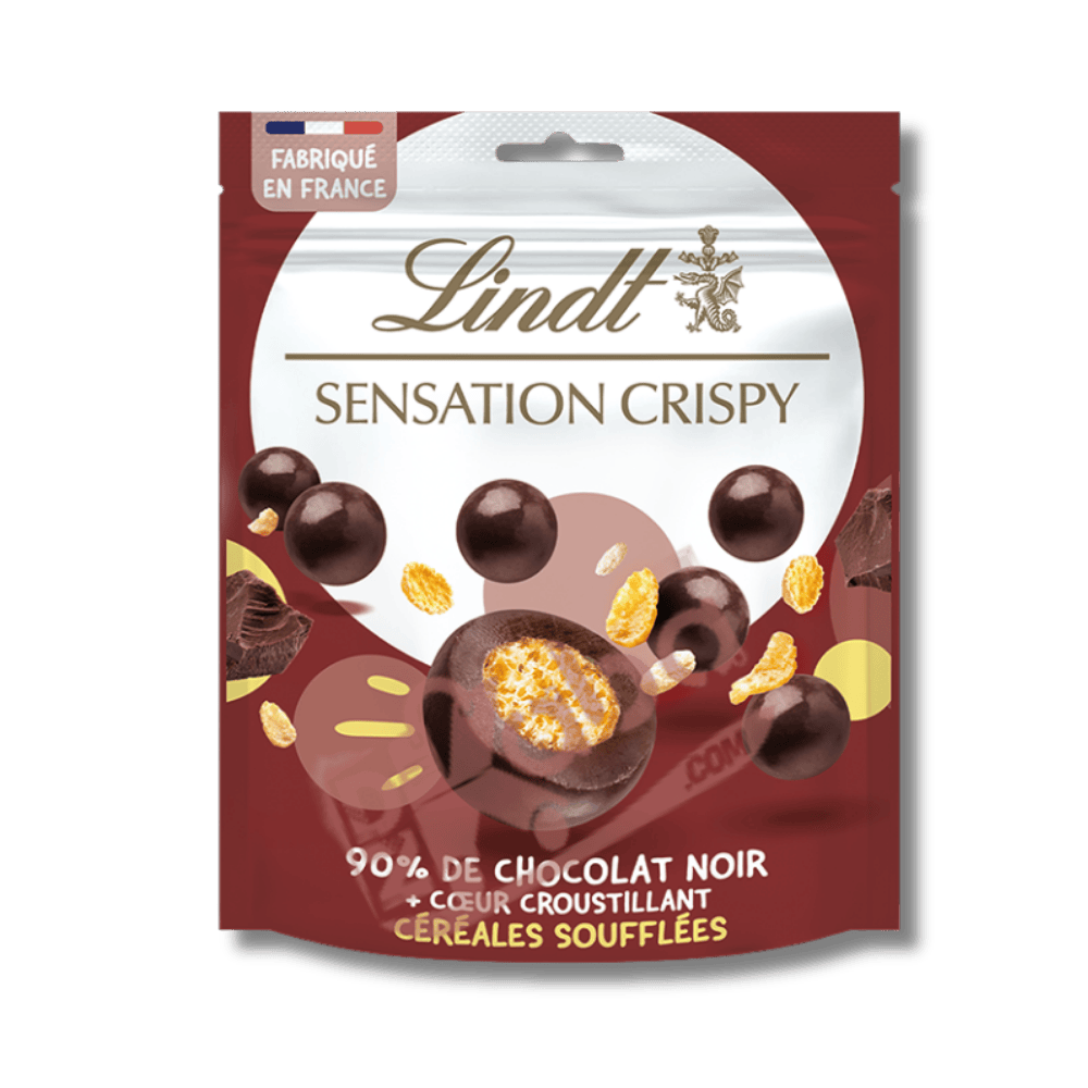 Lindt Sensation Crispy Dark Chocolate Puff Cereals 140g