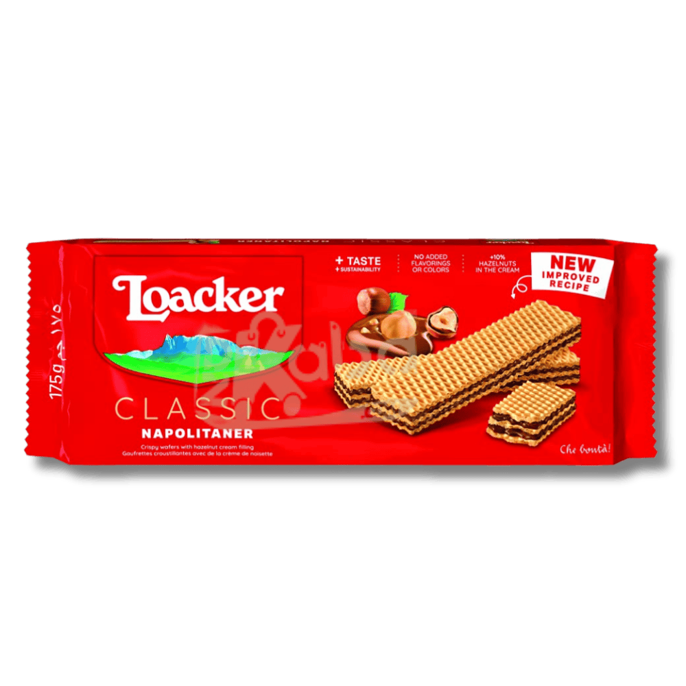 Loacker Wafer Classic Napolitaner Hazelnut Cream 175g