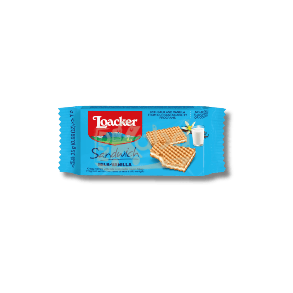 Loacker Wafer Sandwich Milk Vanilla 25g