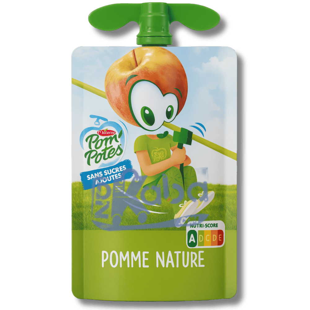 Materne Pom’Potes Apple Nature Sugar Free 90g