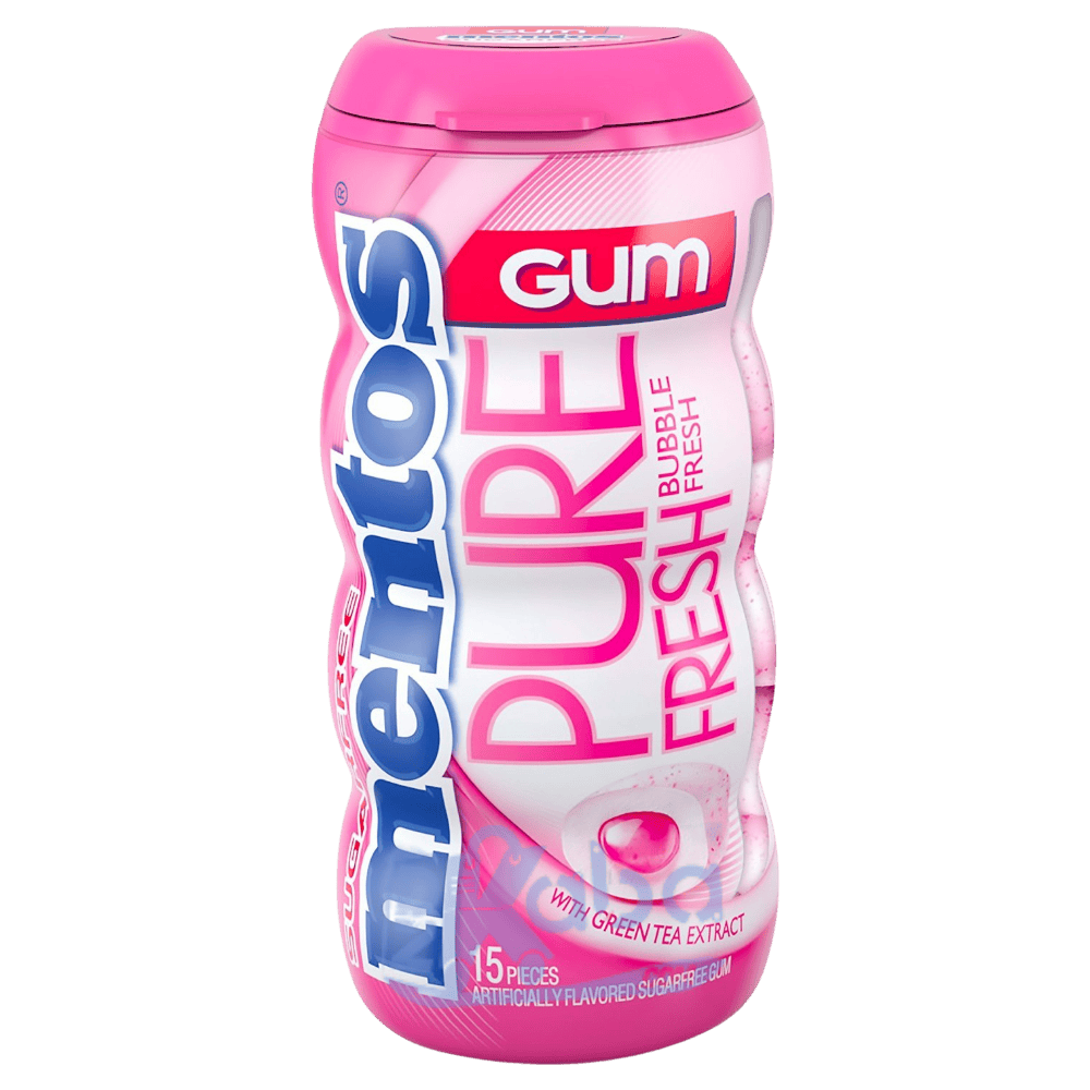 Mentos Gum Pure Fresh Bubble Fresh Sugar Free T15