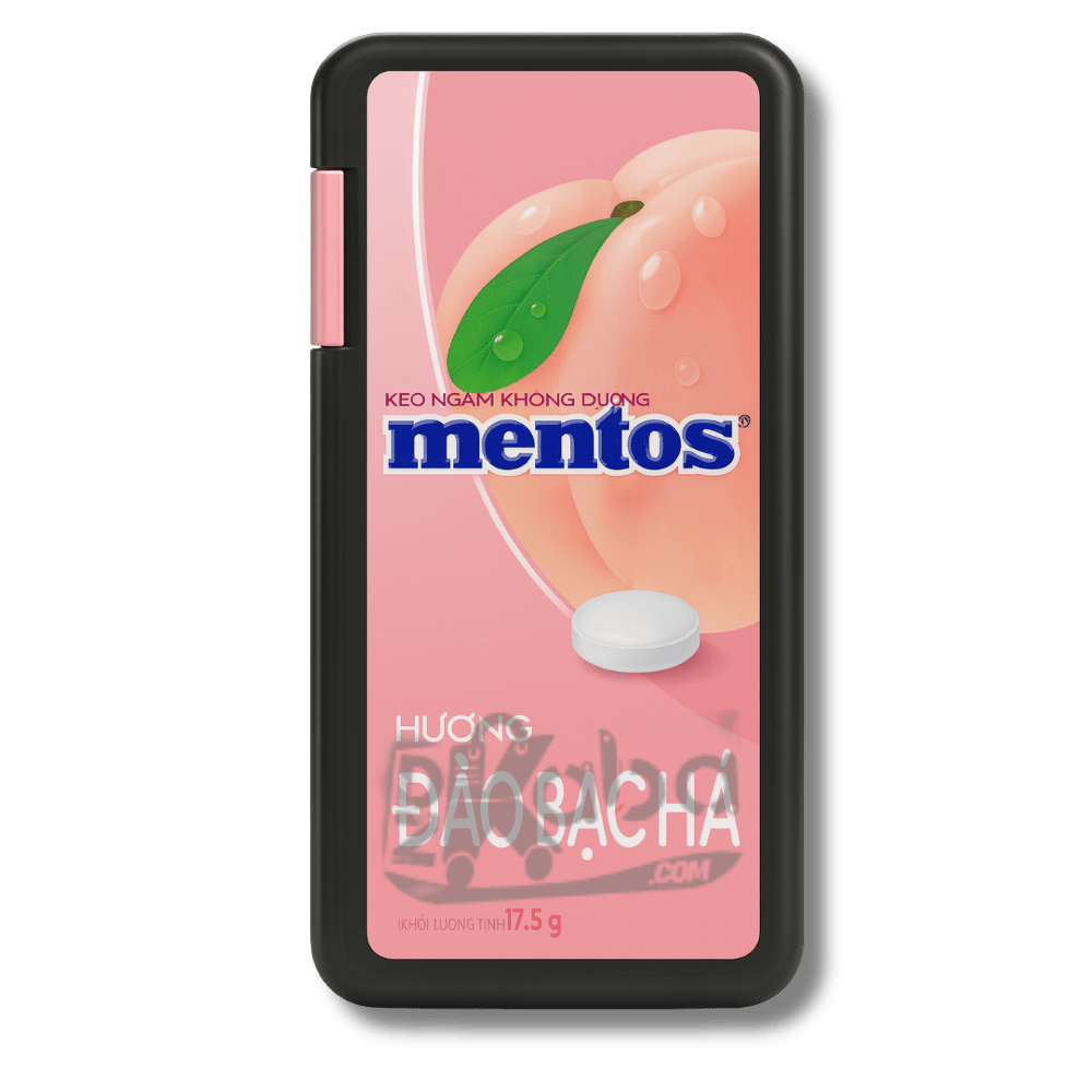 Mentos Peach Mint Flavour Sugar Free 17.5g