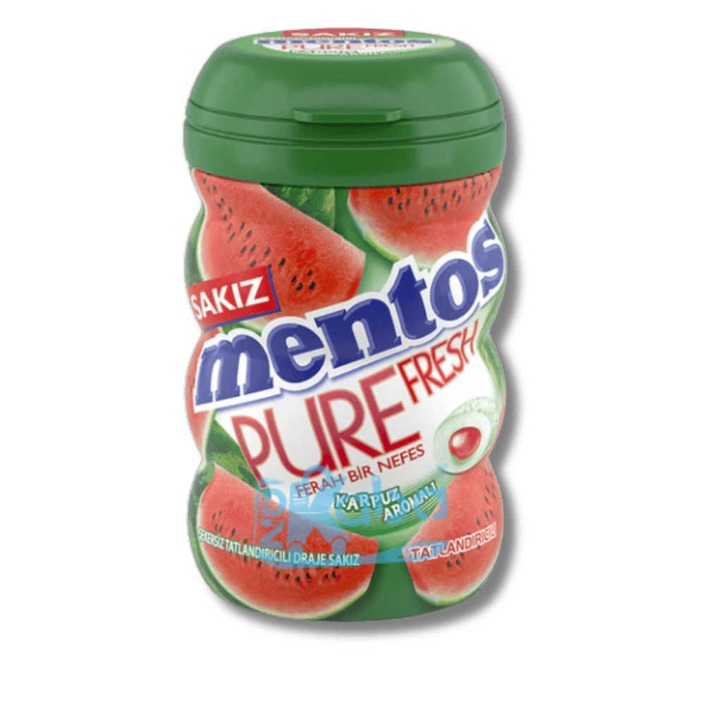 Mentos Pure Fresh Watermelon Chewing Gum Sugar Free 60g