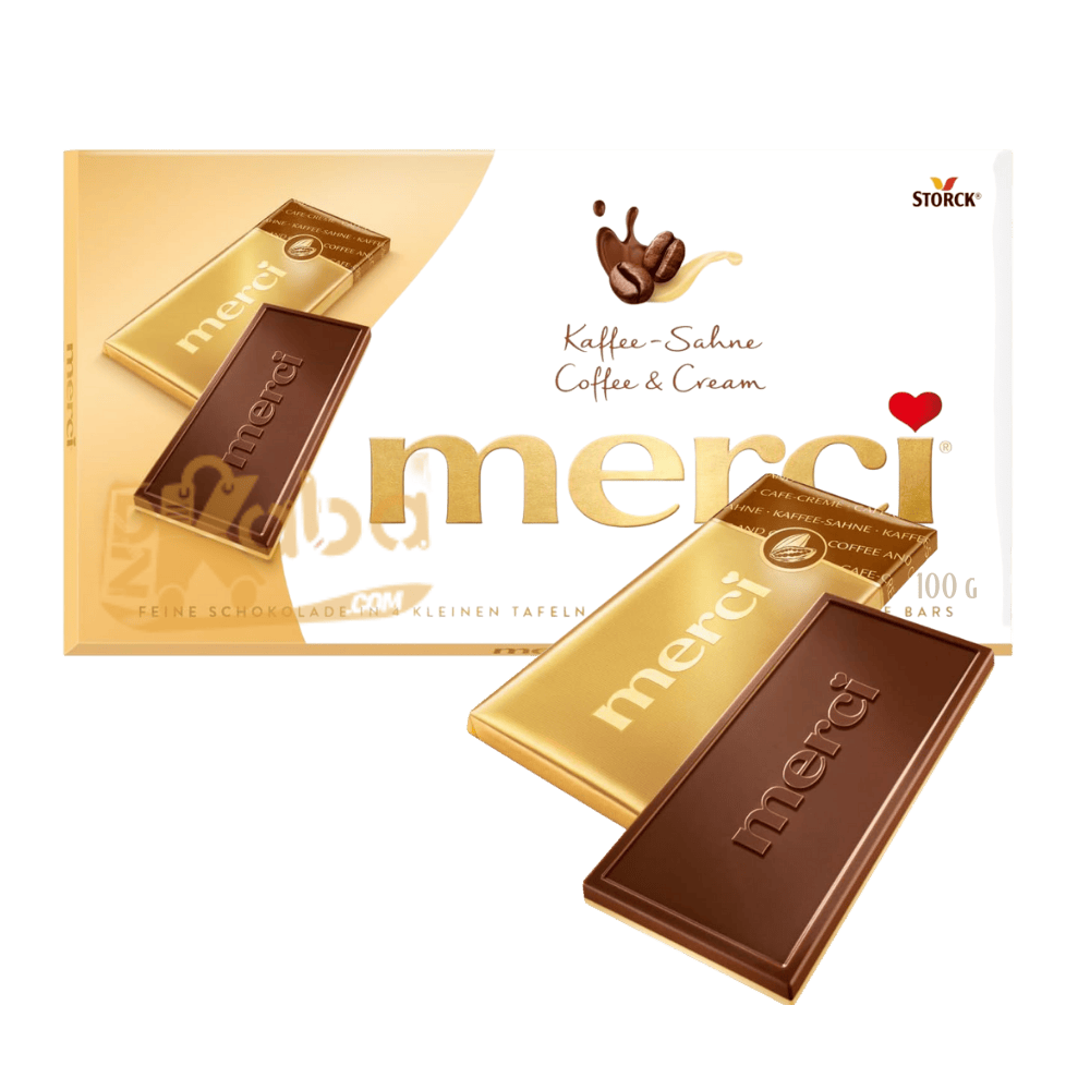 Merci Coffee & Cream Milk Chocolate 100g