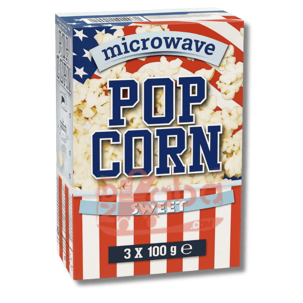 Popcorn sucré pour micro-ondes, 3 x 100 g