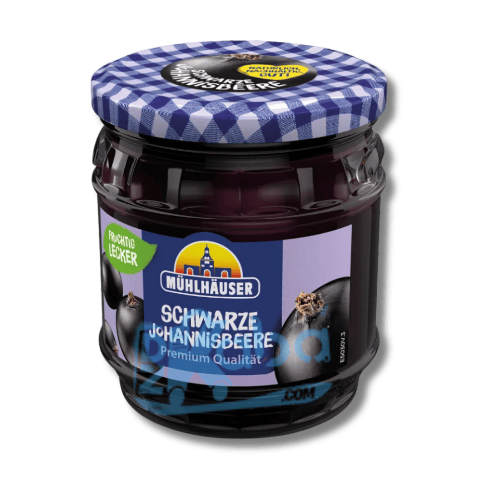Mühlhäuser Fruit Spread Black Currant 450g
