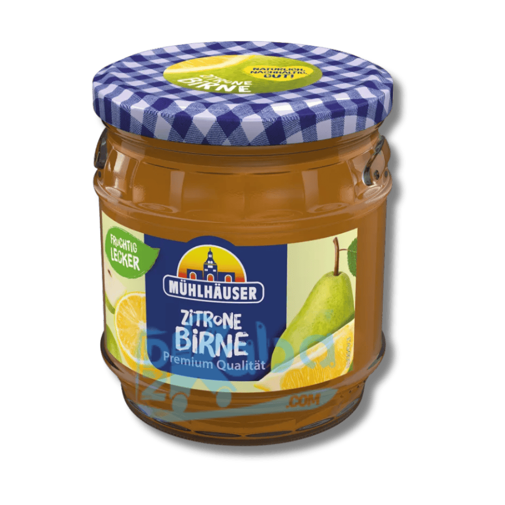 Mühlhäuser Fruit Spread Lemon Pear 450g