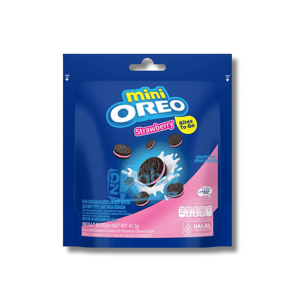Oreo Mini Strawberry Biscuits 61.3g
