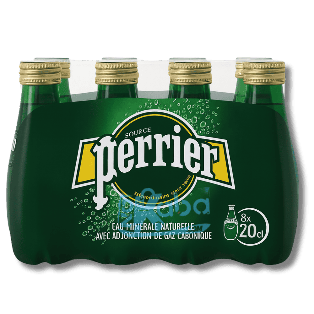 Perrier Sparkling Natural Mineral Water 8x200ml
