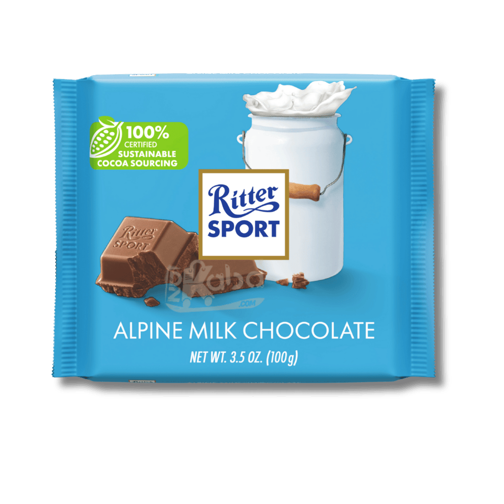 Ritter Sport Alpine Milk Chocolate 100g