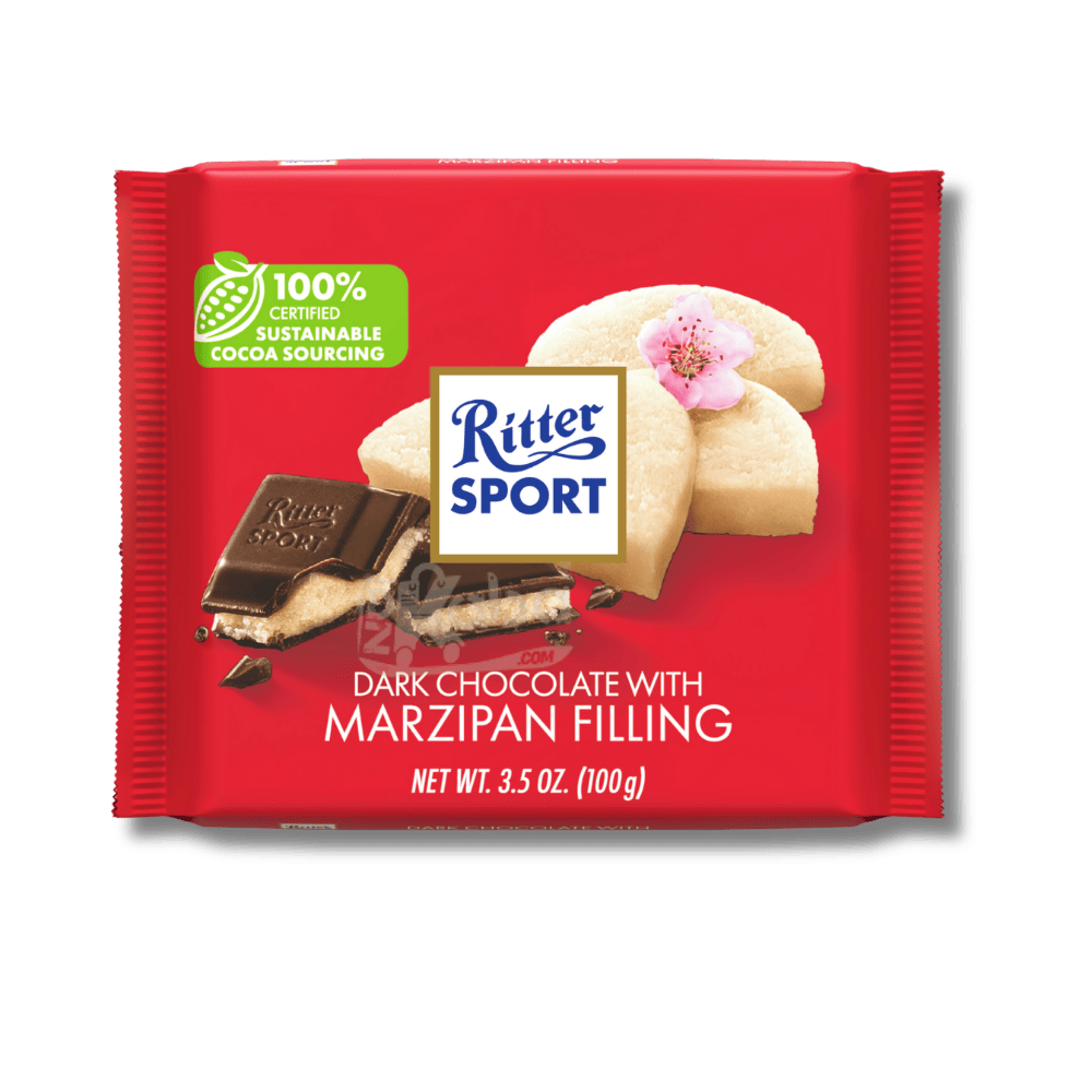 Ritter Sport Dark Chocolate Marzipan Filling 100g