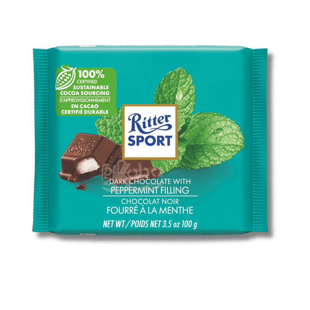 Ritter Sport Dark Chocolate Peppermint Filling 100g