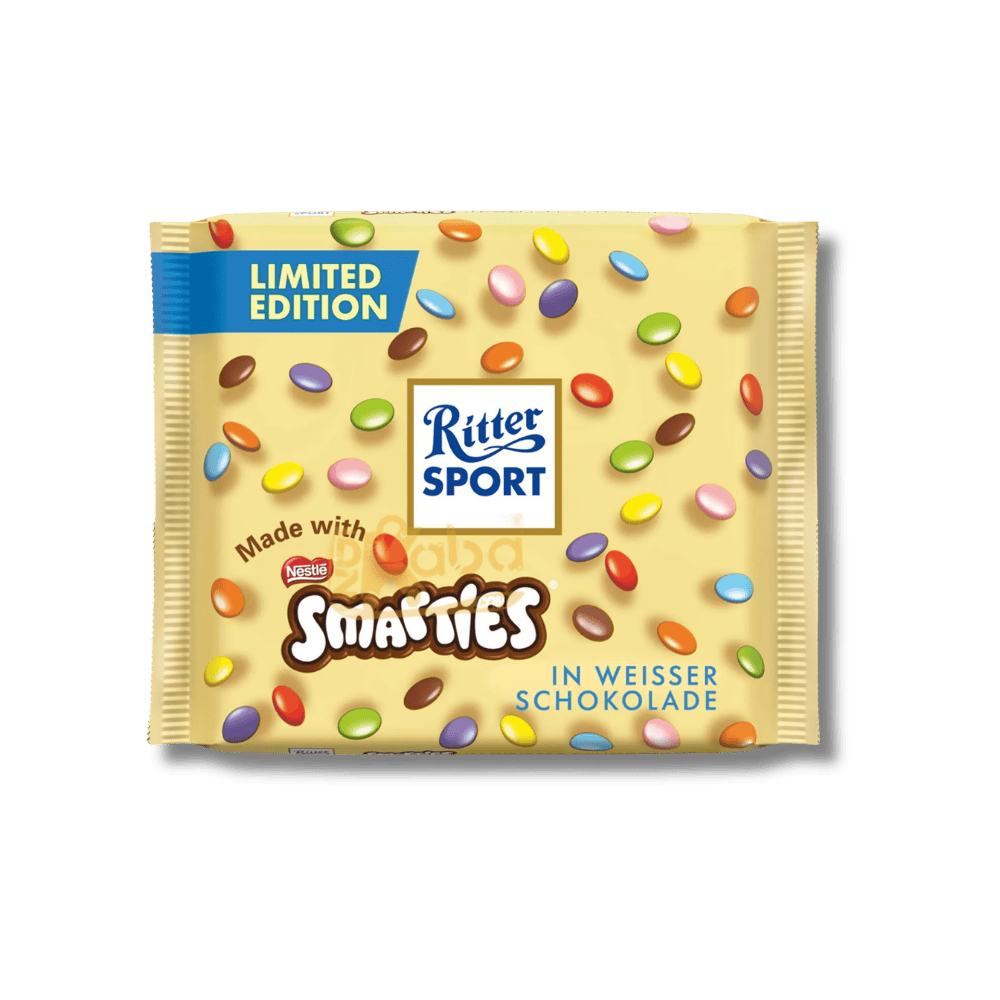 Ritter Sport White Chocolate Smarties Limited Edition 100g
