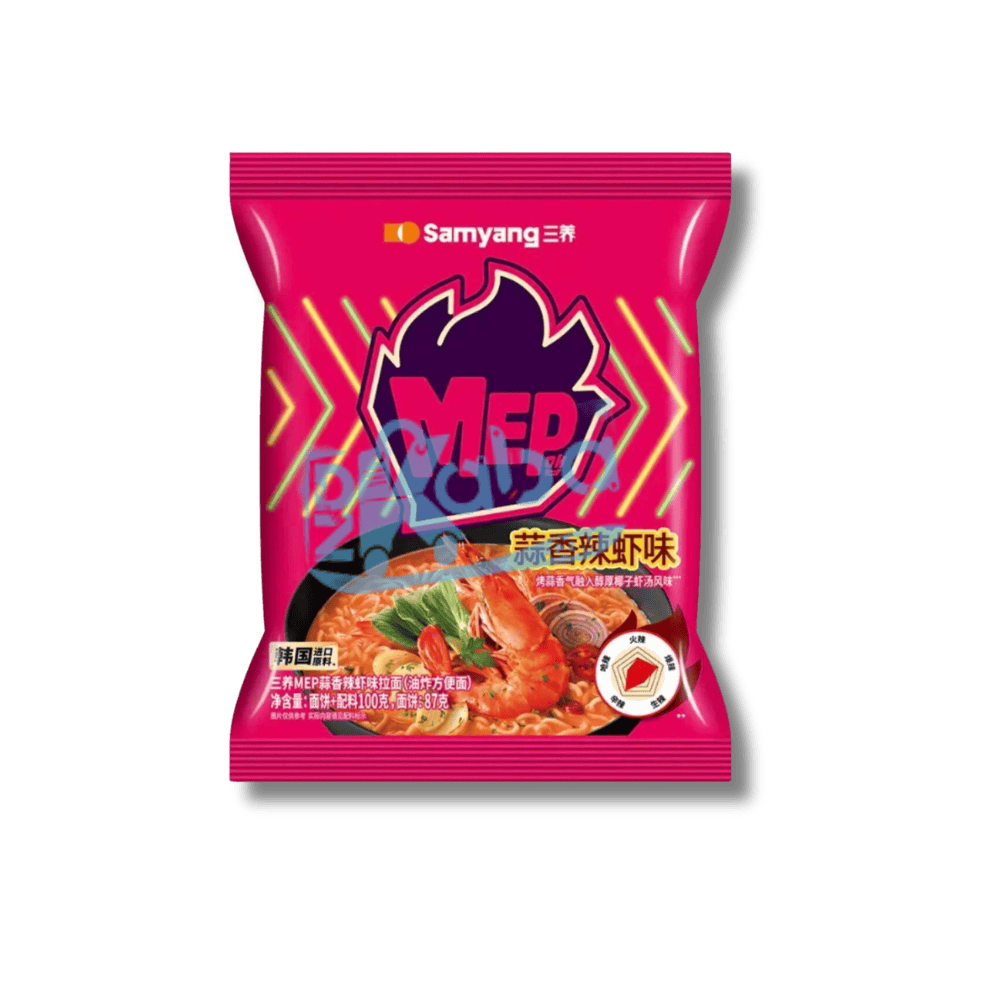 Samyang Instant Noodles MEP Grilled Garlic Shrimp Ramyeon 5x80g