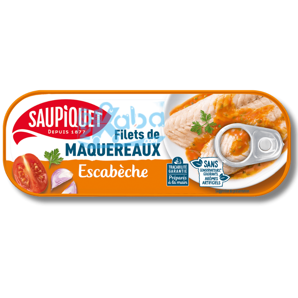 Saupiquet Mackerel Fillets Escabèche 169g