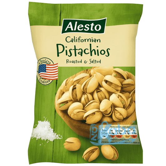 Alesto Californian Pistachios Roasted & Salted 250g