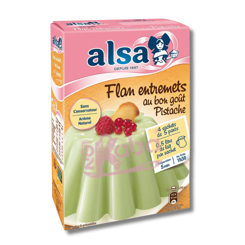 Alsa Flan Dessert Pistachio 225g