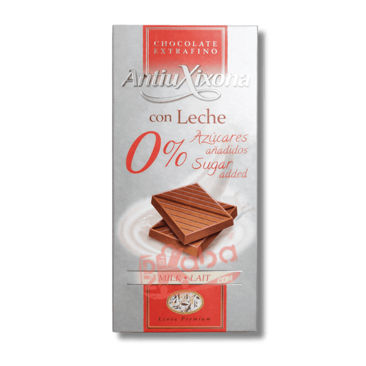 Antiu Xixona Milk Chocolate Sugar Free 100g