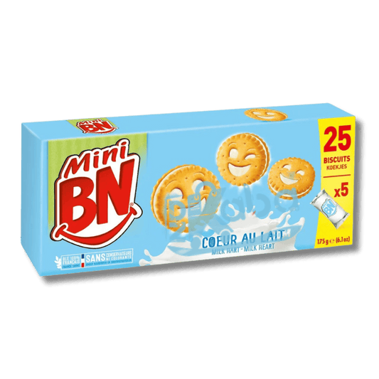 BN Mini Biscuits Milk Heart 175g