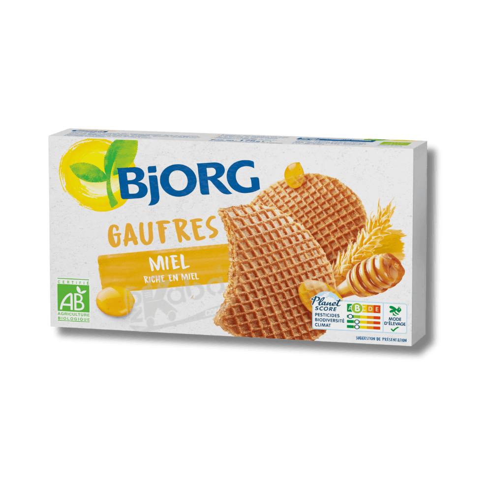 Gaufres au miel bio Bjorg 175 g