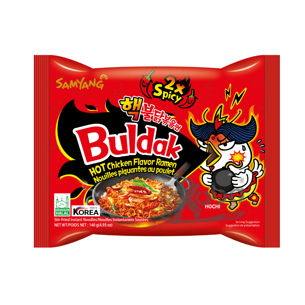Buldak 2x Spicy Hot Chicken Flavor 140g