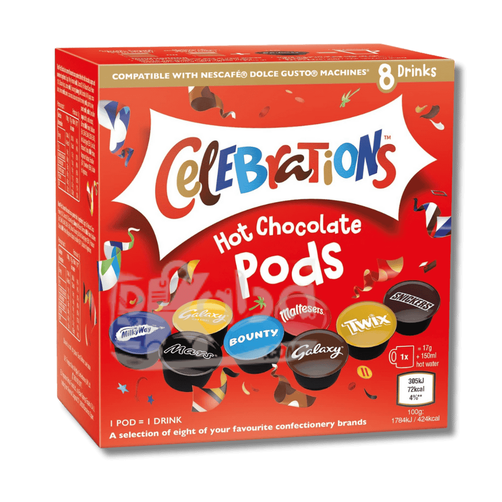 Celebrations Hot Chocolate Pods T8
