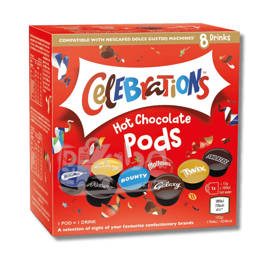 Celebrations Hot Chocolate Pods T8