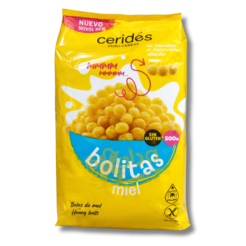 Cerides Cereal Honey Balls Gluten Free 500g