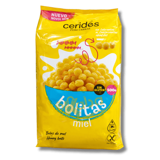 Cerides Cereal Honey Balls Gluten Free 500g